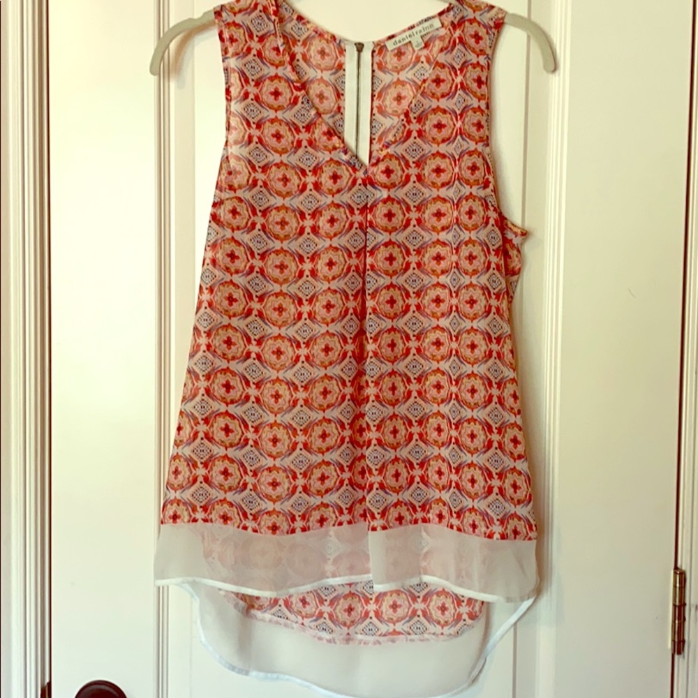 Daniel Rainn NWOT S Tank v-neck  Tunic Pattern